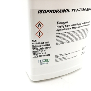 NSN Technical Isopropyl Alcohol NSN 6810-01-454-9527 image